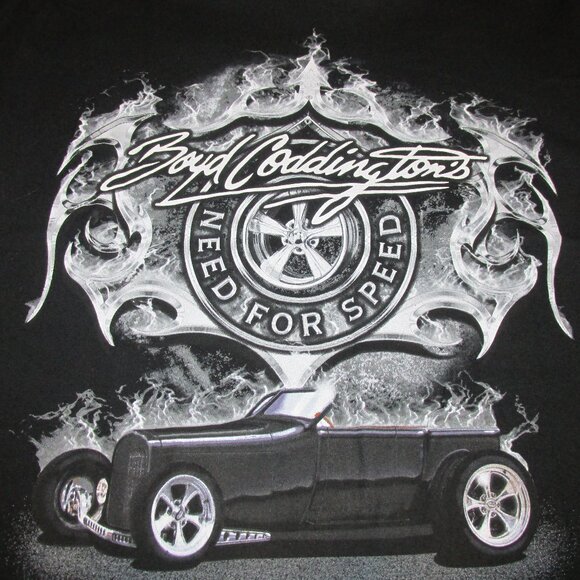 Boyd Coddings "Need for Speed"  Black T-Shirt - Medium - Picture 1 of 4